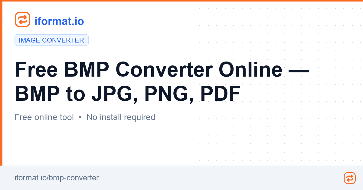 Convert Bmp Free Online BMP Converter - Convert BMP Images