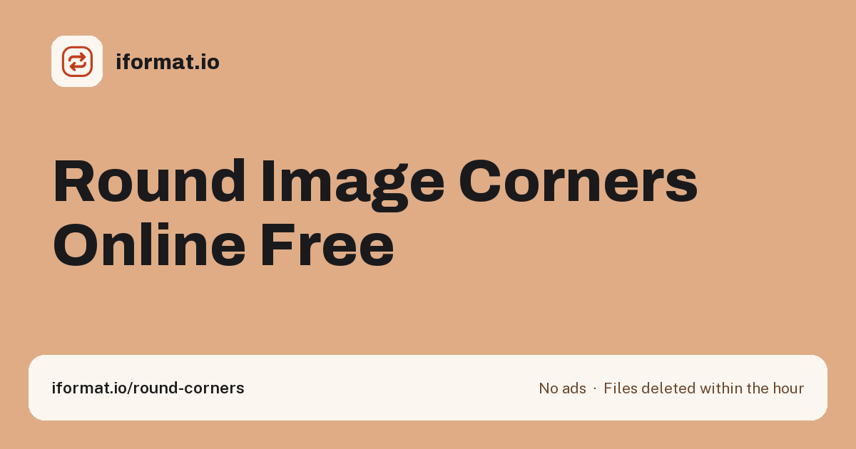 Photo Rounded Full Round Image Corners Online Free | Curved Edge Photo Tool